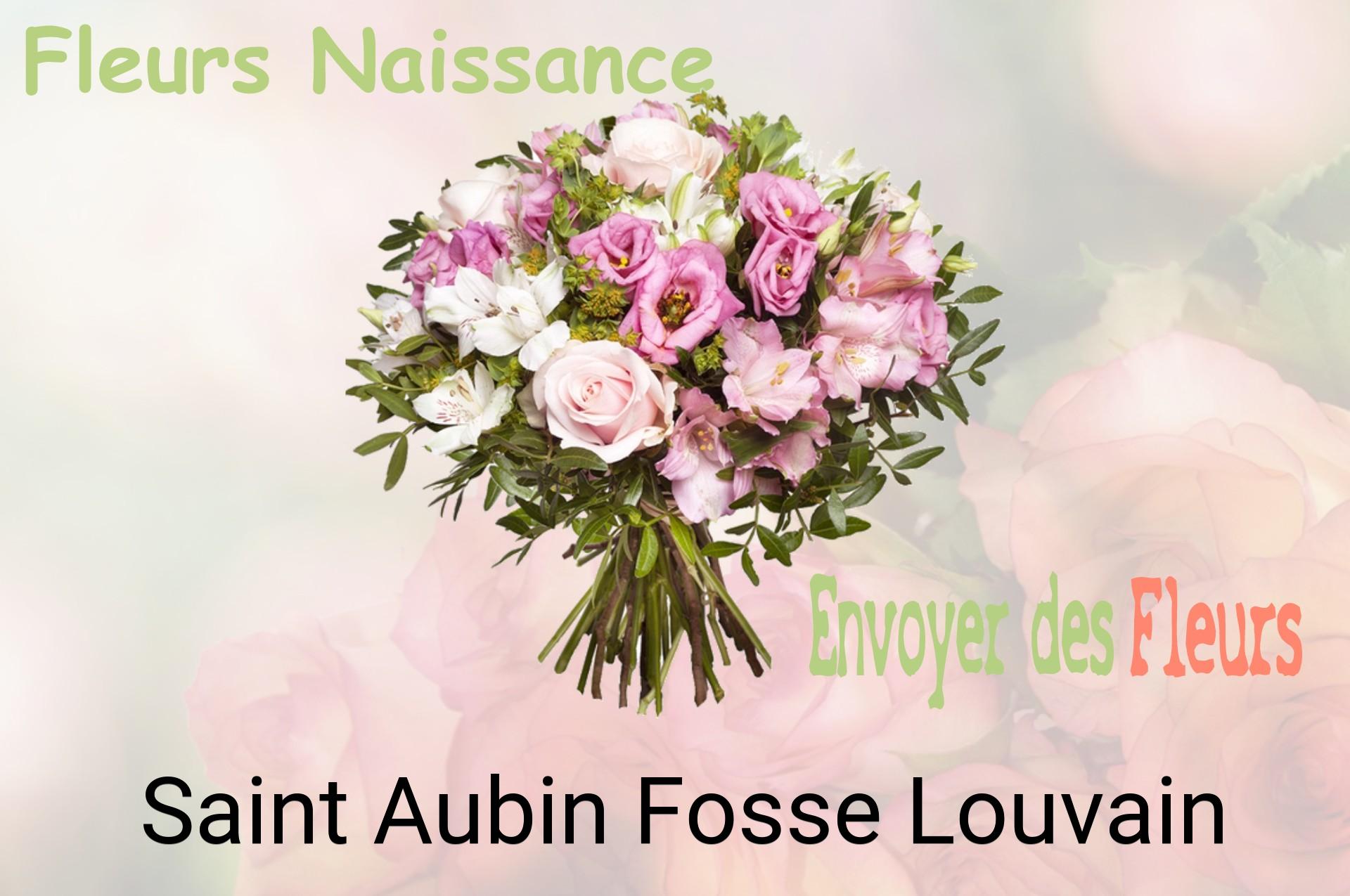 Bouquet de fleurs de naissance livré à Saint-Aubin-Fosse-Louvain